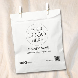 Sachets En Papier Logo d'entreprise personnalisé pour sac promotionn