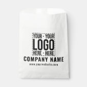 Sachets En Papier Logo d'entreprise personnalisé pour société modern (Devant)
