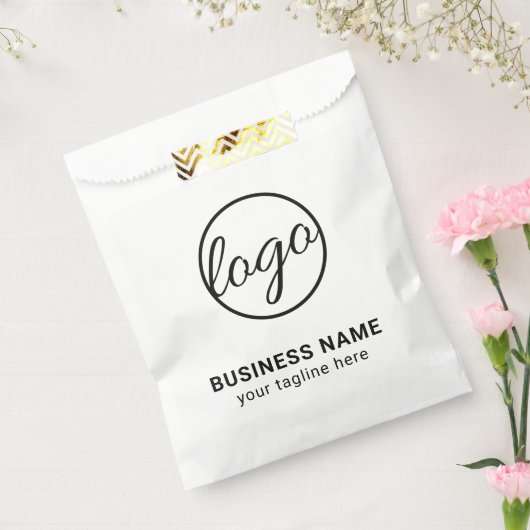 Sachets En Papier Logo d'entreprise simple de marque personnalisée (Scellé)