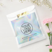 Sachets En Papier Logo d'entreprise simple iridescent personnalisé p (Scellé)