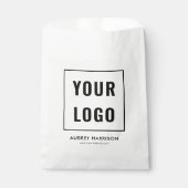 Sachets En Papier Logo d'entreprise Simple Professional (Devant)