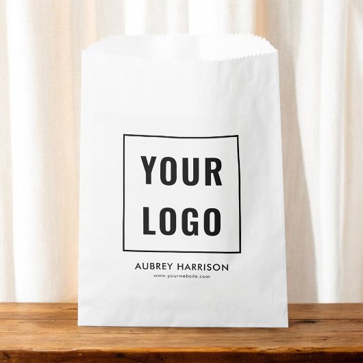 Sachets En Papier Logo d'entreprise Simple Professional