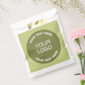 Sachets En Papier Logo ou conception téléchargé et texte modifiable  (Scellé)