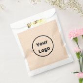 Sachets En Papier Logo personnalisé sur de minuscules points blancs  (Scellé)