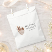 Sachets En Papier Logo professionnel de boulangerie moderne (Coupé)