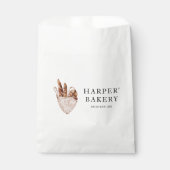 Sachets En Papier Logo professionnel de boulangerie moderne (Devant)