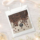 Sachets En Papier Logo Professionnel de Café Beans (Coupé)