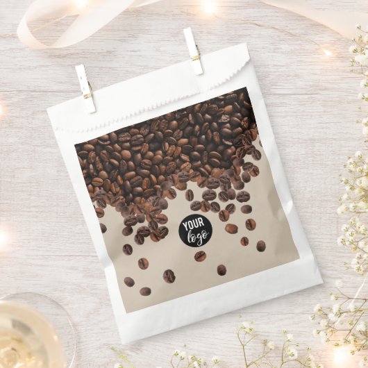 Sachets En Papier Logo Professionnel de Café Beans (Coupé)