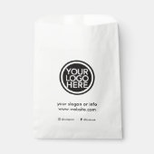Sachets En Papier Logo promotionnel personnalisé (Devant)