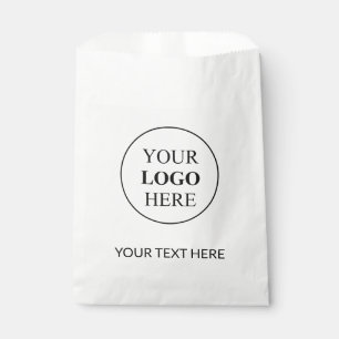 Sachets En Papier Logo promotionnel personnalisé – Aucune commande m