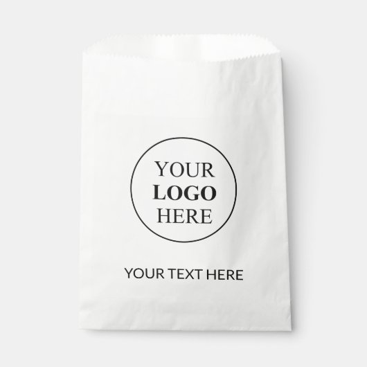 Sachets En Papier Logo promotionnel personnalisé - Pas de commande m (Devant)