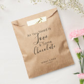 Sachets En Papier Loisir Chocolat traitement Mariage personnalisé (Scellé)