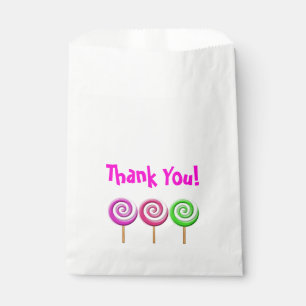 Sachets En Papier Lollipops torsadés Favoriser le sac