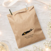 Sachets En Papier Long Island Wedding Favor Treat Sacks, Sacs-cadeau (Coupé)