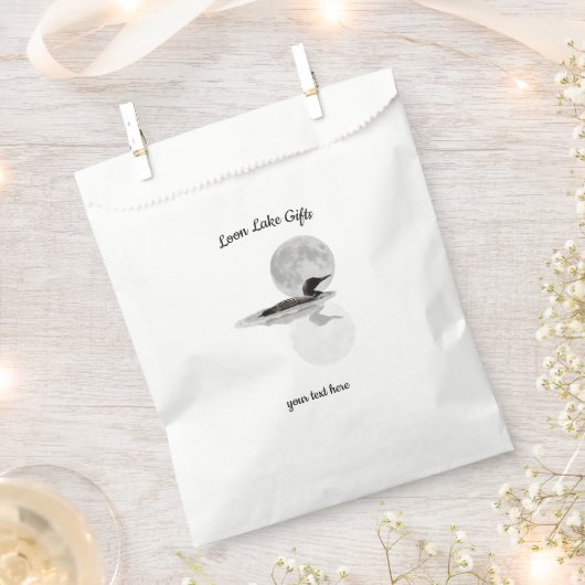 Sachets En Papier Loon Under Full Moon (Coupé)