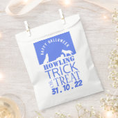 Sachets En Papier Loups en neige, Happy Halloween (Coupé)