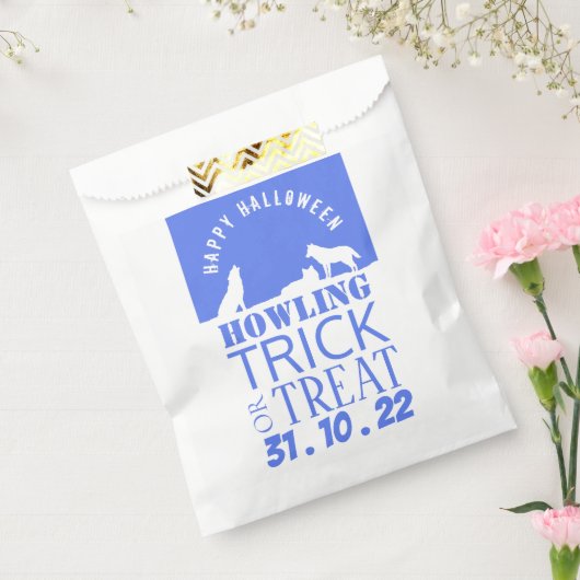 Sachets En Papier Loups en neige, Happy Halloween (Scellé)