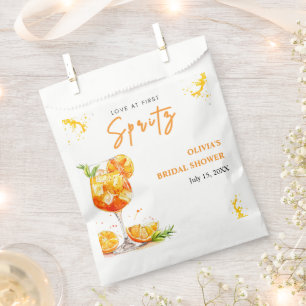 Sachets En Papier Love at First Spritz Cocktail Orange Fête des mari