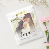 Sachets En Papier Love Classic Script Chic Calligraphie Mariage phot (Scellé)
