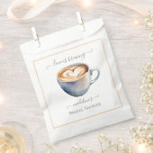Sachets En Papier Love is Brewing Coffee Bridal Shower (Coupé)