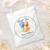 Sachets En Papier Love Is in the Air Hot Air Balloon Travel Mariage (Coupé)