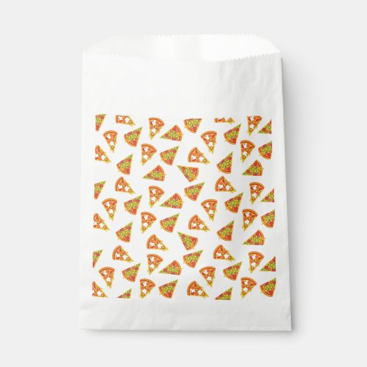 Sachets En Papier Love Pizza (Devant)