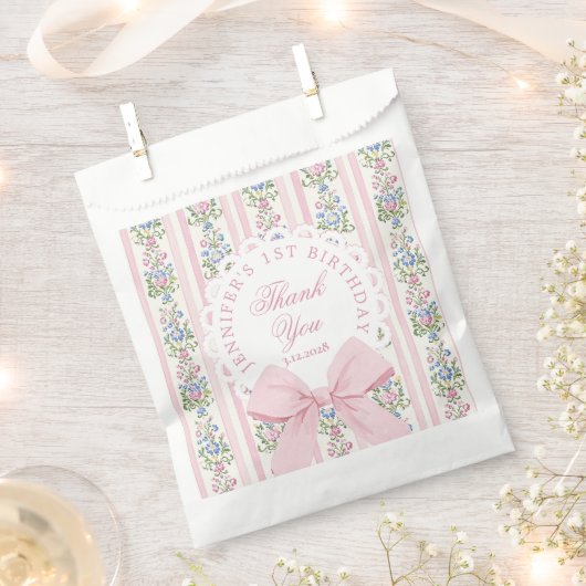 Sachets En Papier Love Shack Fancy One Floral Coquette Bow Anniversa (Coupé)