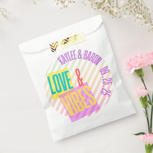 Sachets En Papier Love & Vibes Mariage Branding (Scellé)