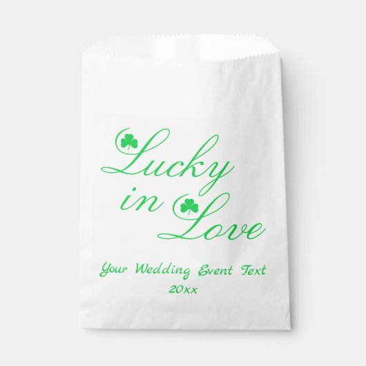 Sachets En Papier Lucky In Love (Devant)