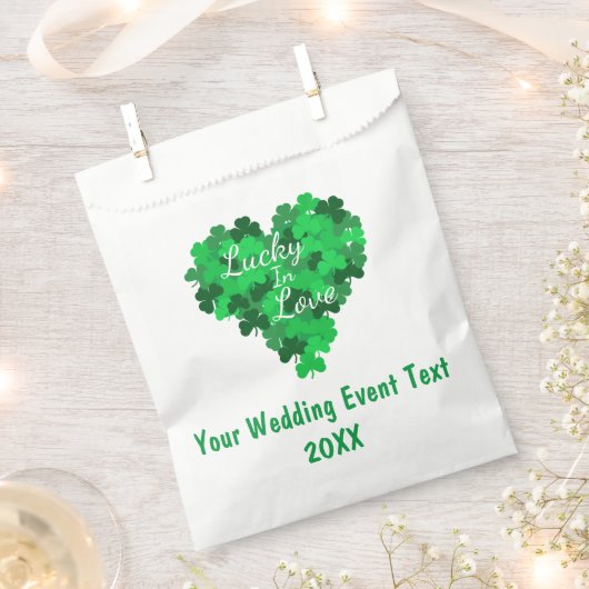 Sachets En Papier Lucky In Love, Événement Mariage (Coupé)