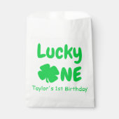Sachets En Papier Lucky One 1er anniversaire (Devant)