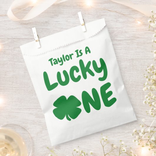 Sachets En Papier Lucky One St Patrick's Day 1er anniversaire (Coupé)