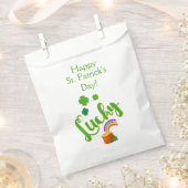 Sachets En Papier Lucky St. Patrick's Day Favor Sac (Coupé)