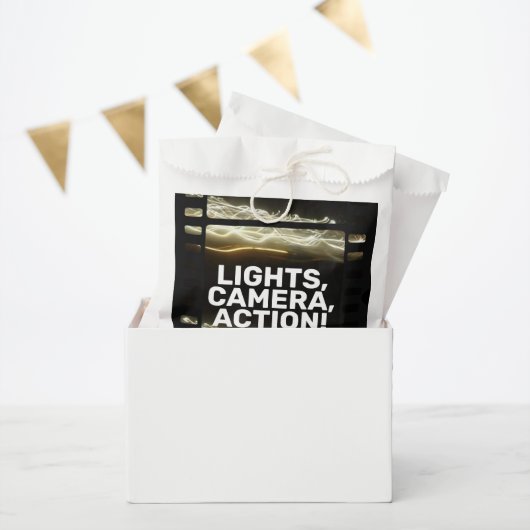 SACHETS EN PAPIER LUMIÈRE, APPAREIL PHOTO, ACTION ! (Fête)