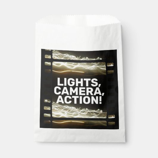 SACHETS EN PAPIER LUMIÈRE, APPAREIL PHOTO, ACTION ! (Devant)