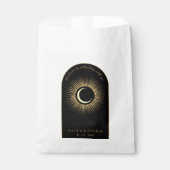 Sachets En Papier Lune de soleil mystique noire céleste (Devant)