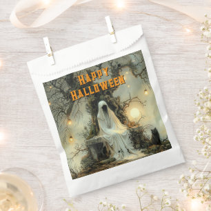 Sachets En Papier Lune Haunt - Un accueil glacé pour Halloween