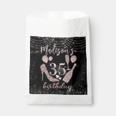 Sachets En Papier Luxe personnalisé 35e anniversaire (Devant)