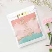 Sachets En Papier Luxueux Pastel Aquarelle or Mariage à huile (Scellé)