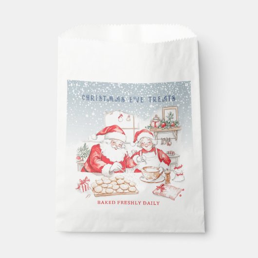 Sachets En Papier M. & Mme Claus Cookies de Noël (Devant)