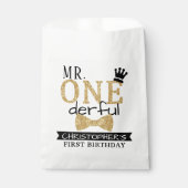 Sachets En Papier M. ONEderful 1st Birthday Party (Devant)