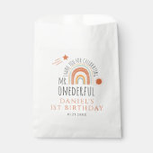 Sachets En Papier M. Onederful Boho Arc-en-ciel Premier anniversaire (Devant)