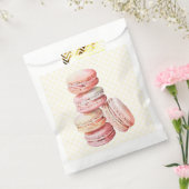 Sachets En Papier Macaron Aquarelle rose (Scellé)