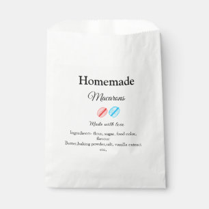 Sachets En Papier Macarons faits maison ajoutez des ingrédients fait