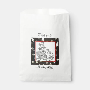 Sachets En Papier Mad Hatter et Dormouse