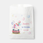 Sachets En Papier Magic Pastel Unicorn Rainbow Birthday Party (Devant)
