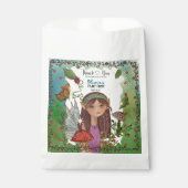 Sachets En Papier Magical Woodland Fairy First Birthday Favoriser sa (Devant)