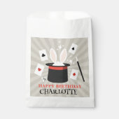 Sachets En Papier Magicien Show Magicien Enfants Anniversaire Nom pe (Devant)