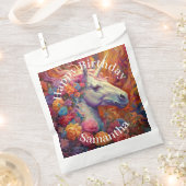 Sachets En Papier Magique Unicorn fête d'anniversaire (Coupé)