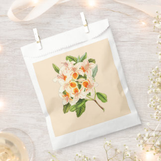 Sachets En Papier Magnifique azalée, orange florale